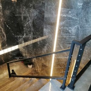نرده کابلی آهنی ۲۰×۴۰ میلیمتر