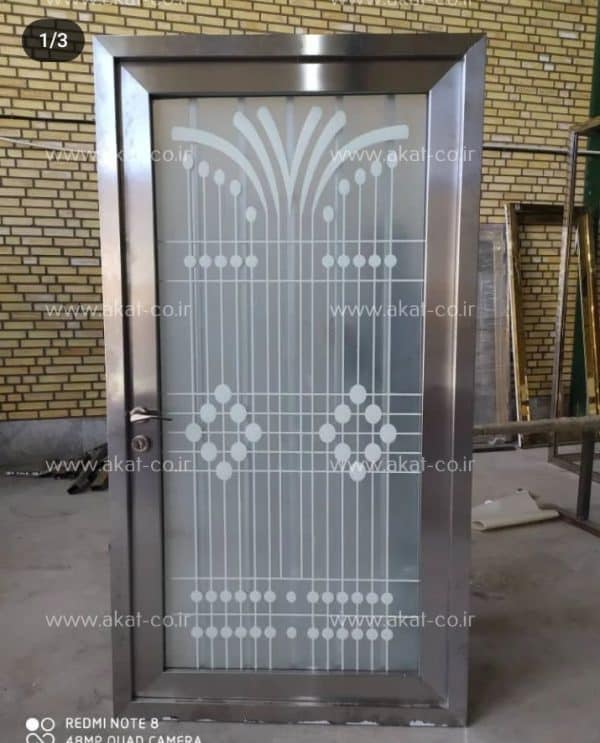 درب استیل تک لنگه