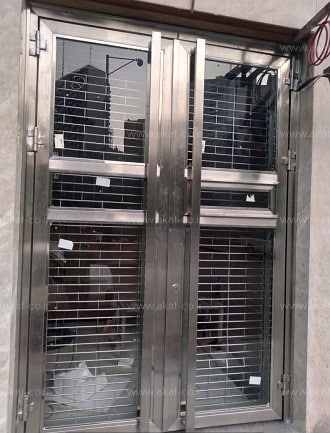 درب استیل لابی دولنگه