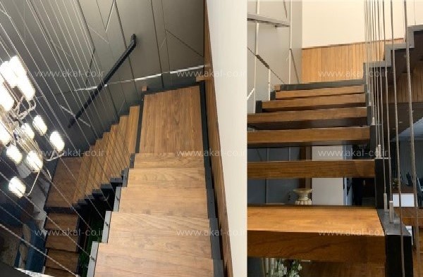 نرده کابلی عمودی استیل و گالوانیزه