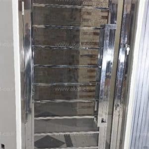درب استیل تک لنگه مغازه
