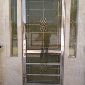 درب استیل ورودی تک لنگه